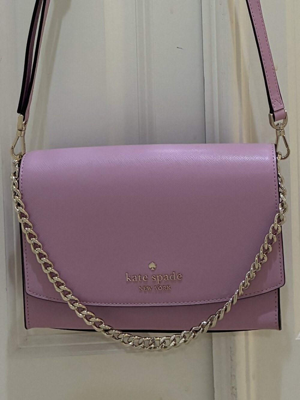 Kate Spade pink flap purse